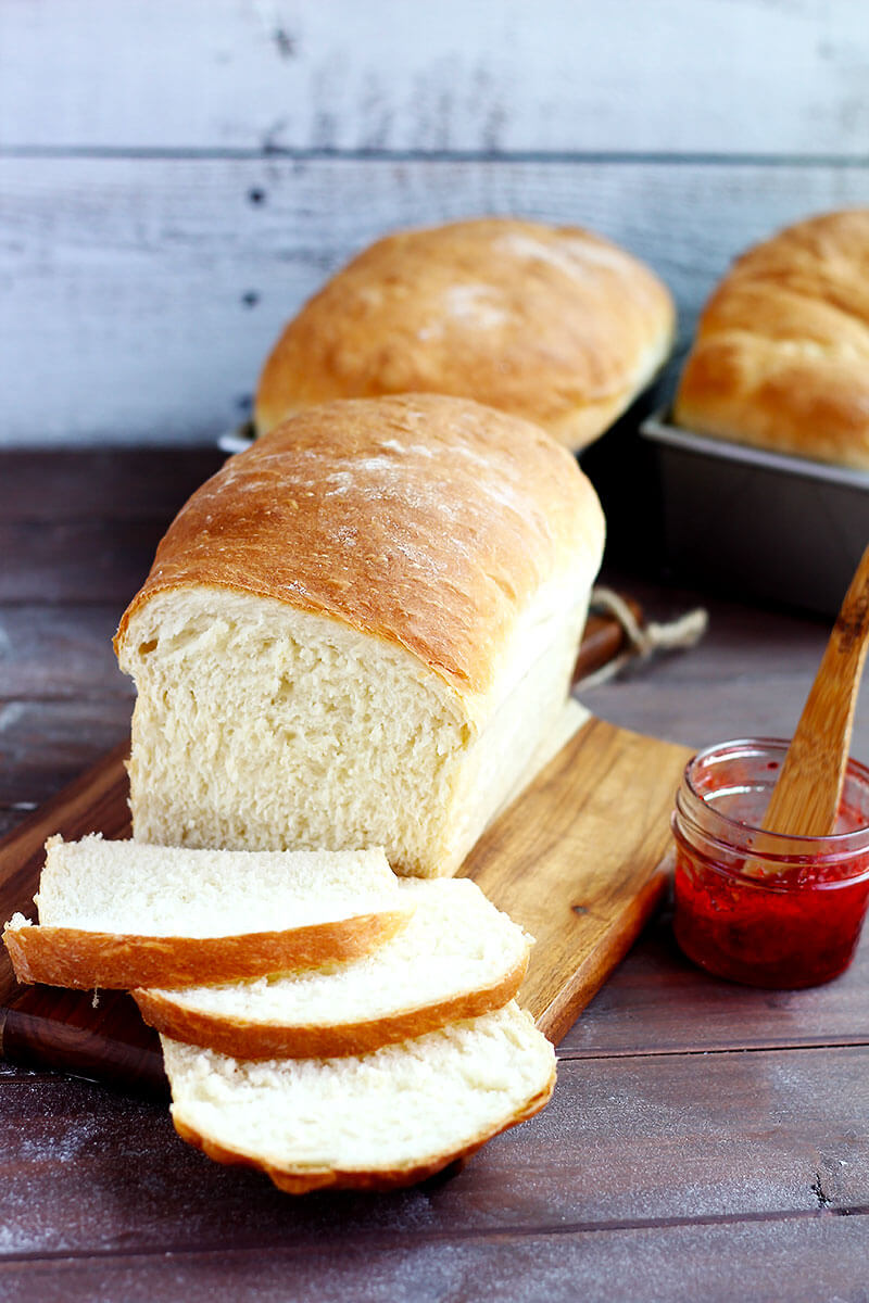 White Sandwich Bread Recipe