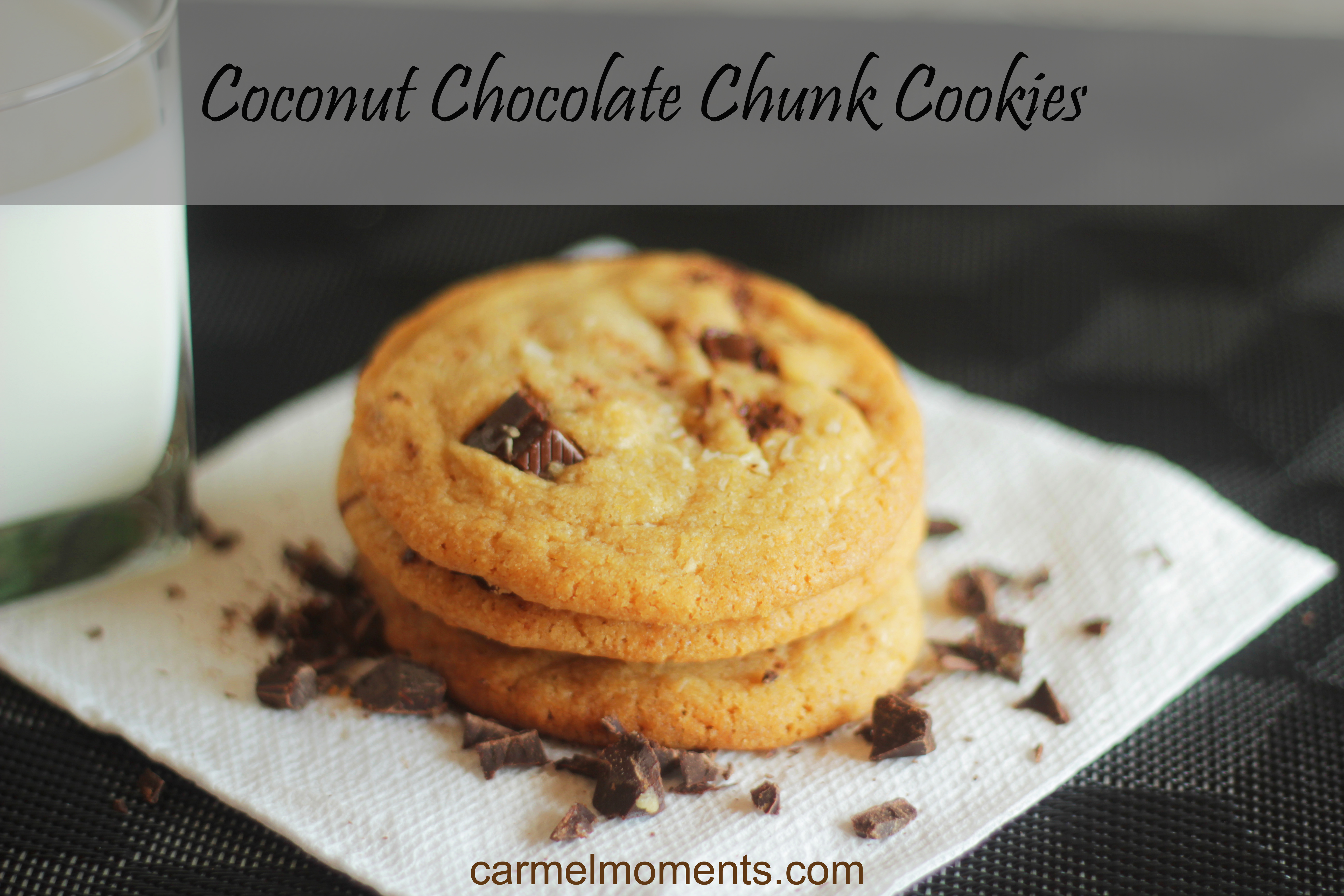 Coconut Chocolate Chunk Cookies