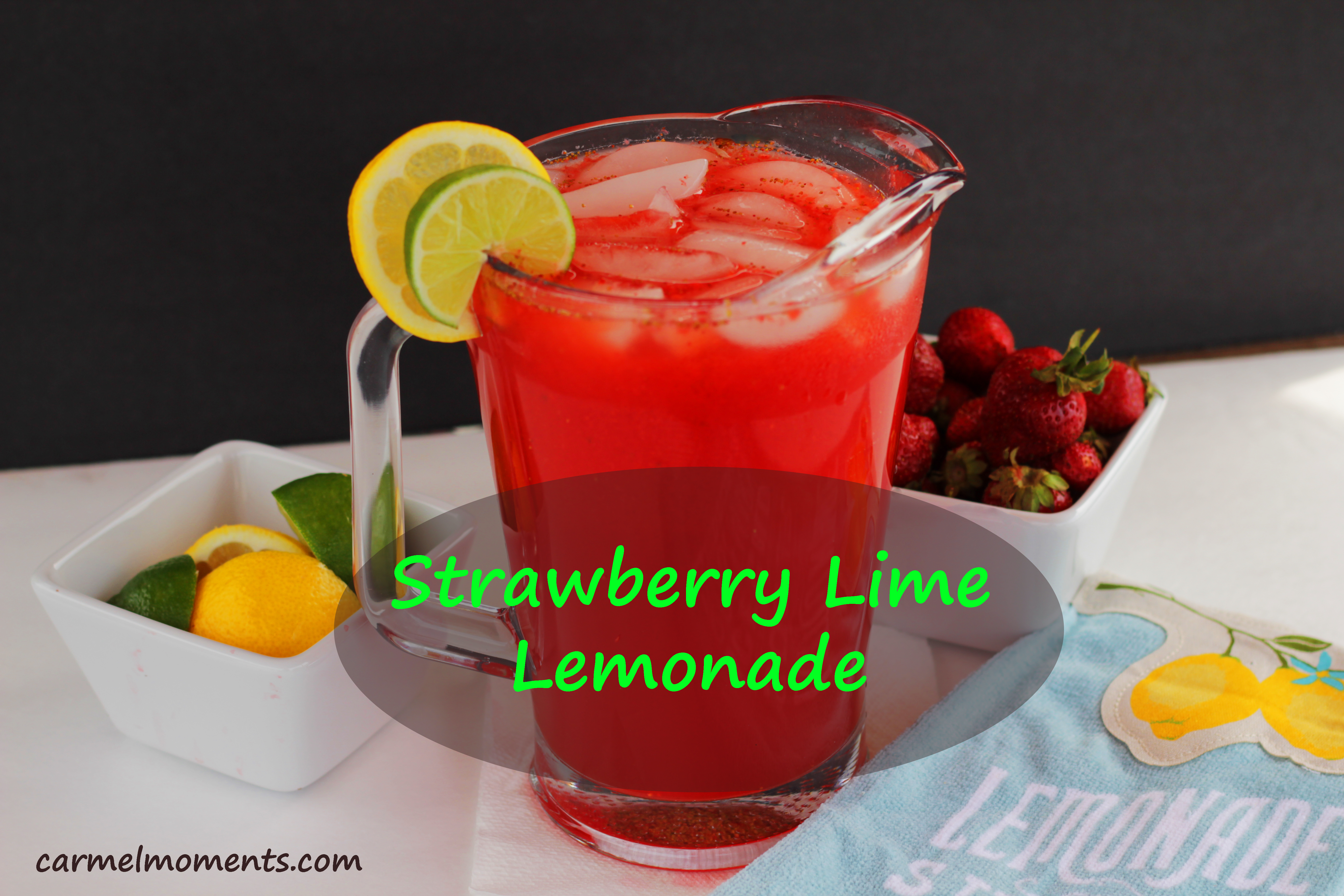 Strawberry Lime Lemonade