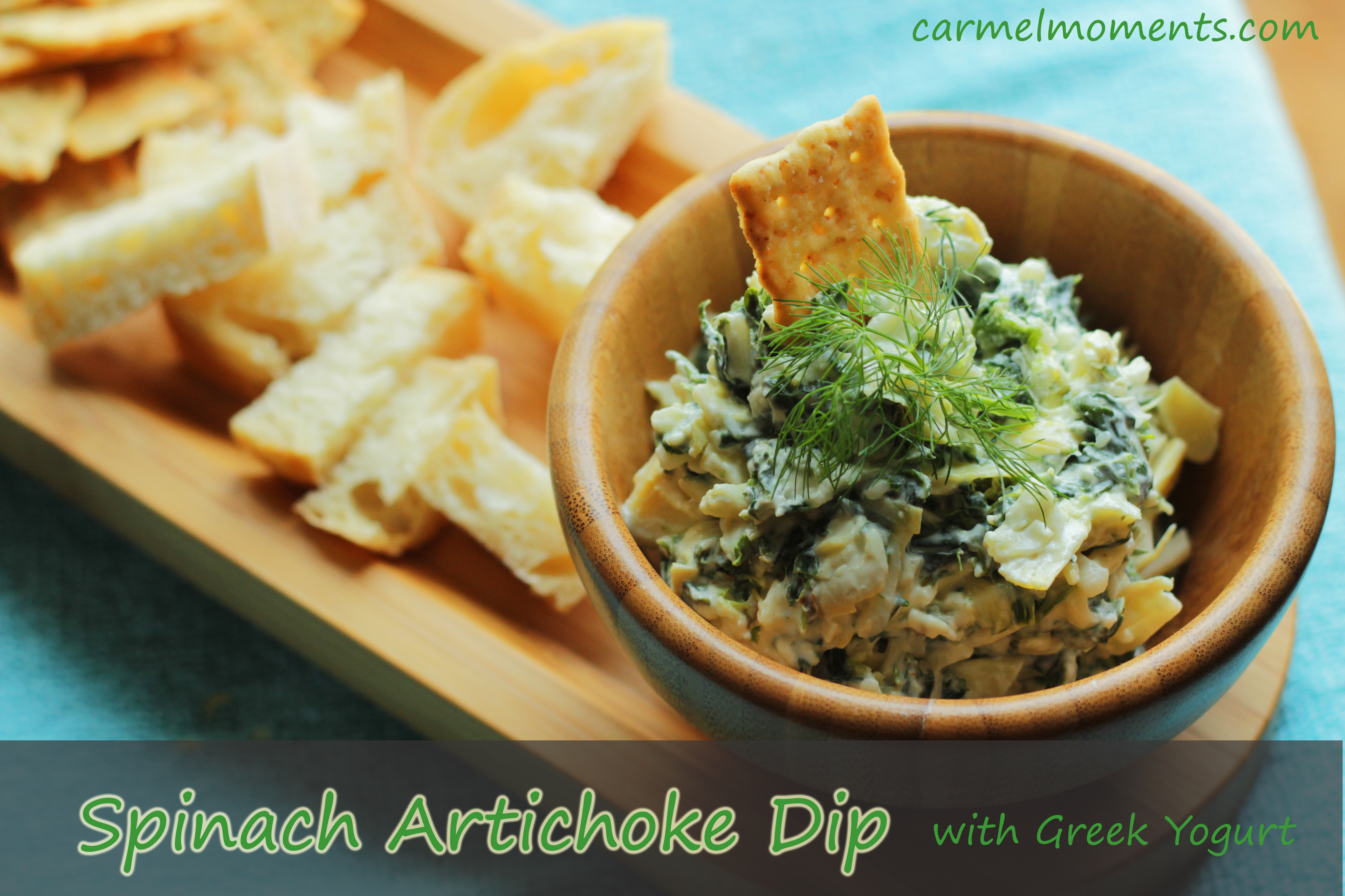 Spinach Artichoke Dip with Greek Yogurt