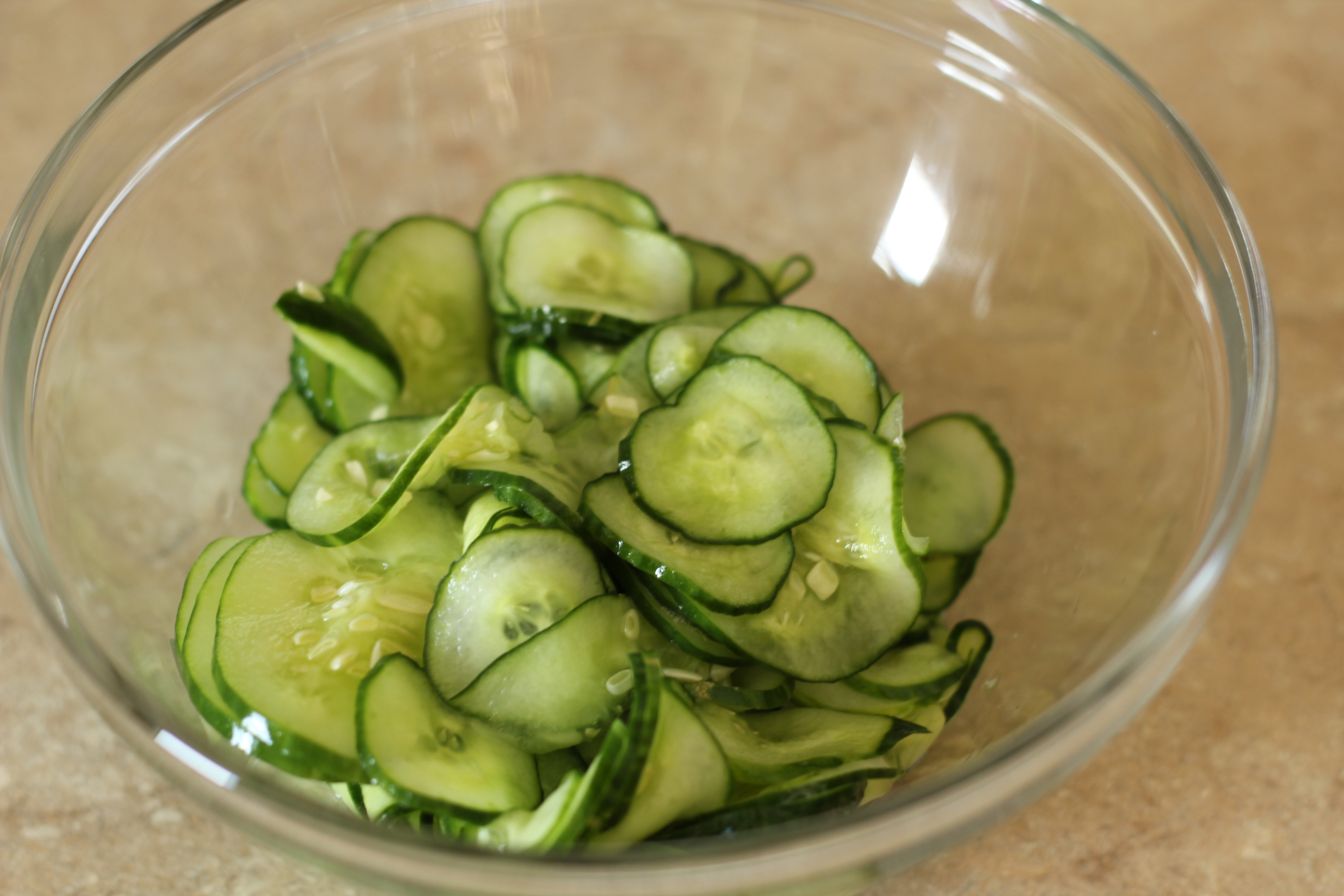 Cucumber salad carmelmoments.com