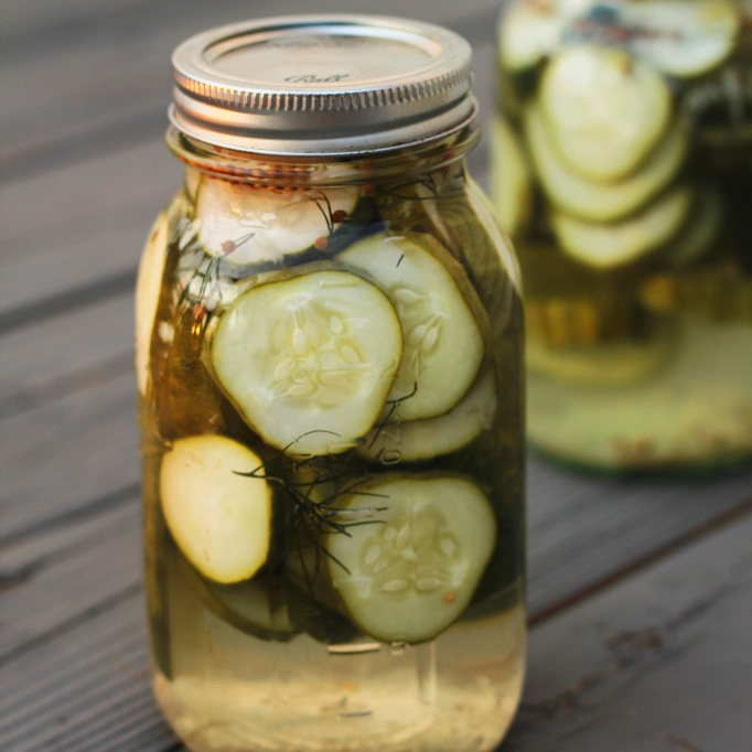 Refrigerator Dill Jewish Pickles
