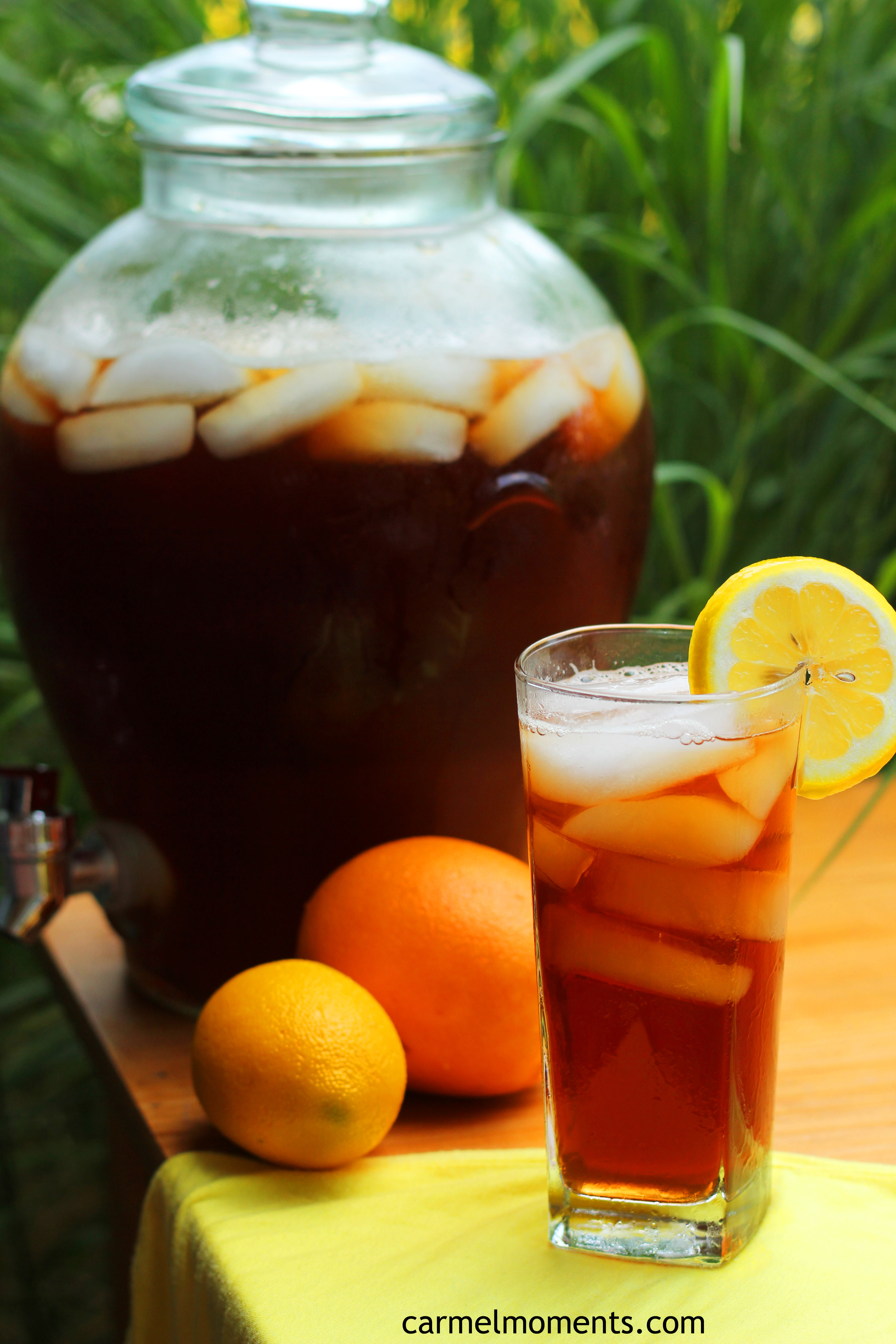 Sunshine Iced Tea Recipe with Citrus Lemon Orange