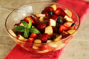 Beautiful wonderful delicious yummy fruit salad