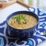 Cheesburger soup carmelmoments.com