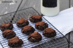 Banana fudge cookies carmelmoments.com