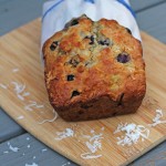 Blueberry Coconut Banana Bread | carmelmoments.com