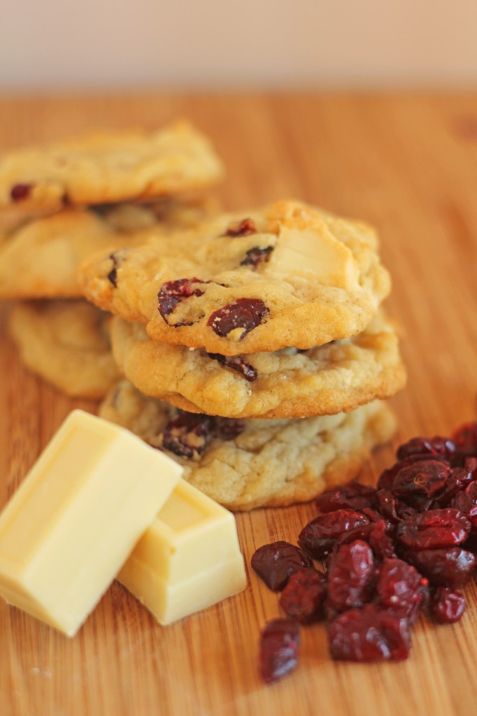 Cranberry white Chocolate cookies | gatherforbread.com