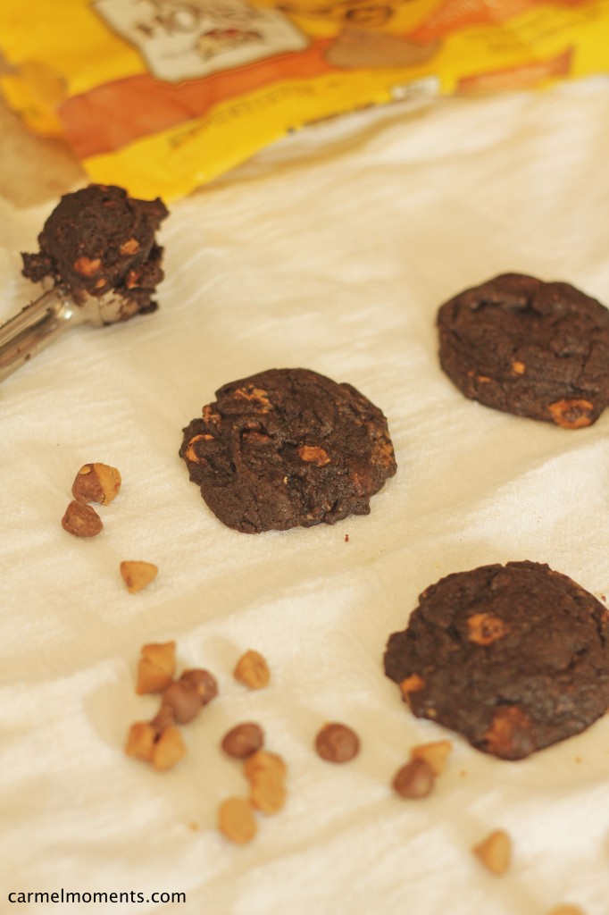 Dark chocolate peanut butter cookies | gatherforbread.com
