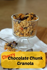 Cherry Chocolate Granola | carmelmoments.com