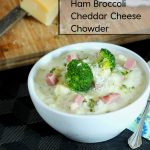 Ham Broccoli Cheddar Cheese Chowder
