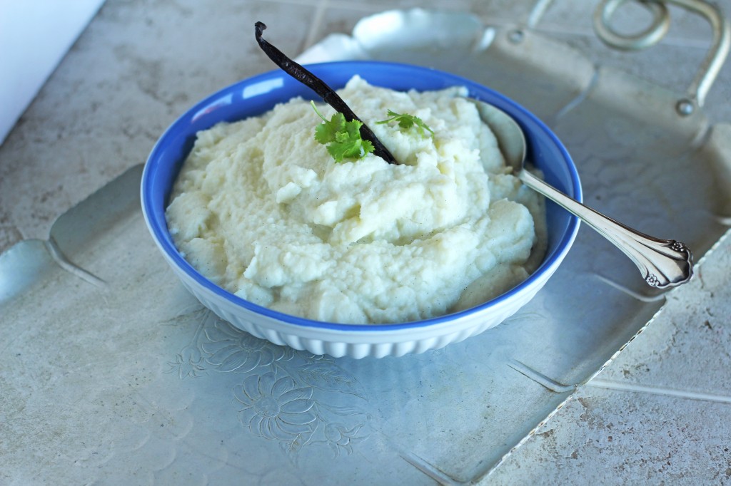 Creamy vanilla cauliflower