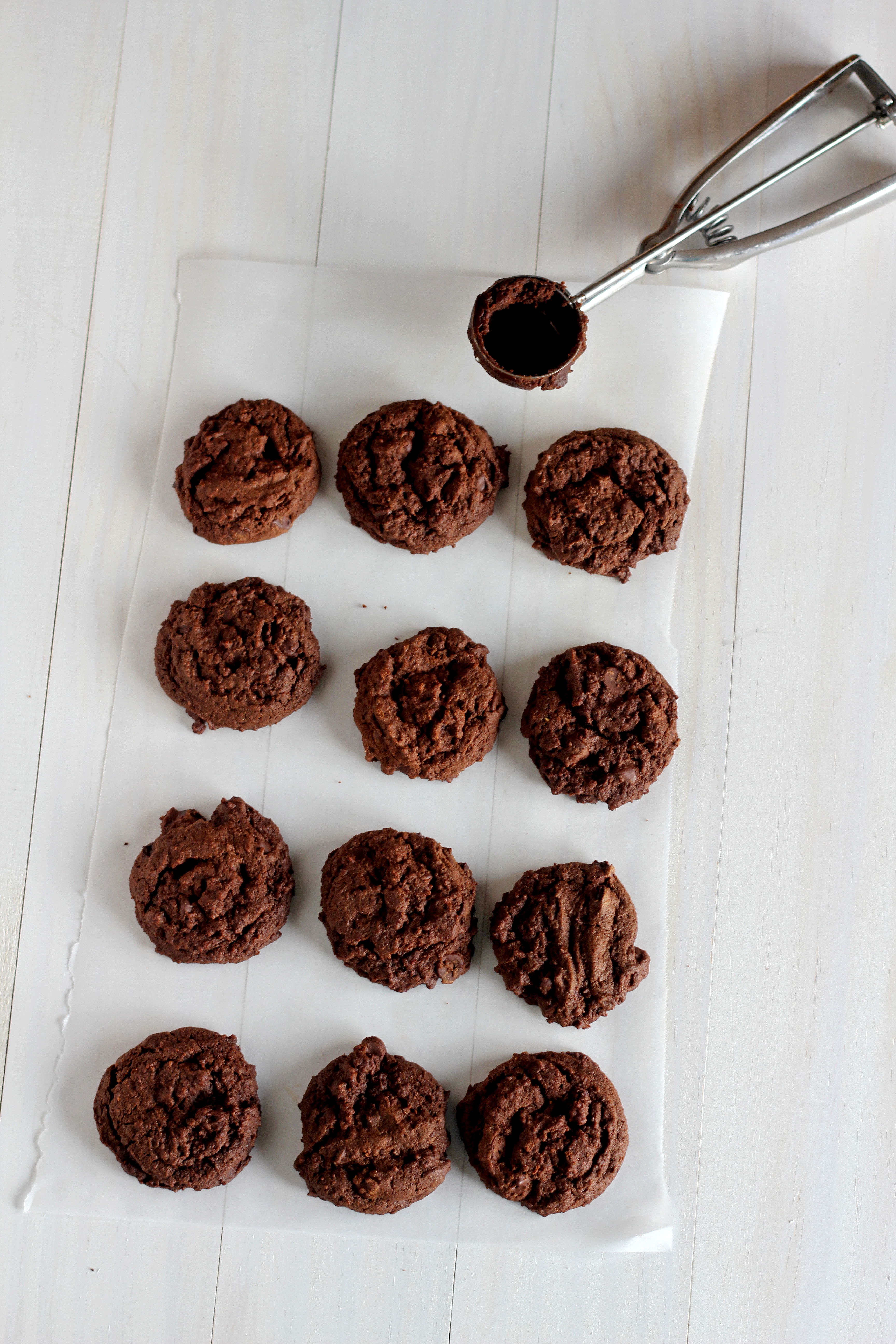 Dreamy Triple Chocolate Cookies