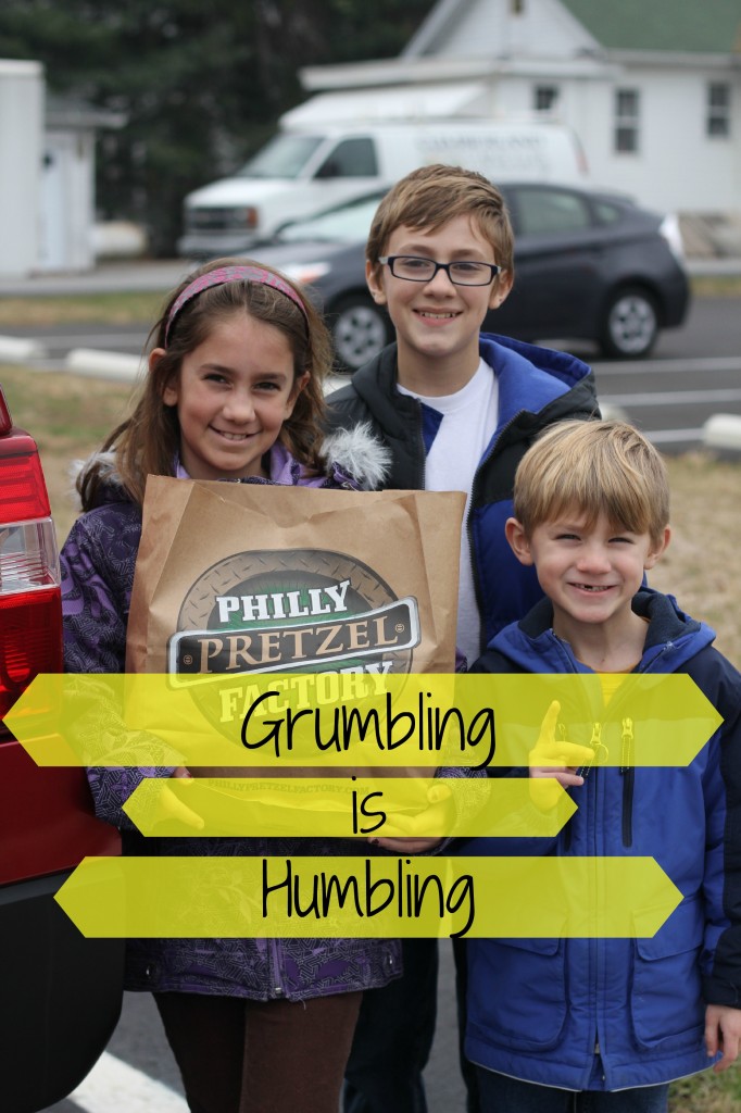 Grumbling is humbling | gatherforbread.com