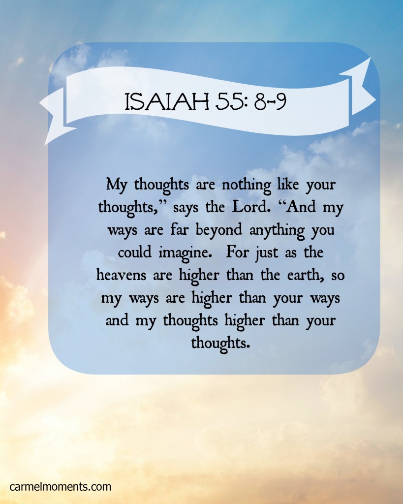 Isaiah 55:8-9