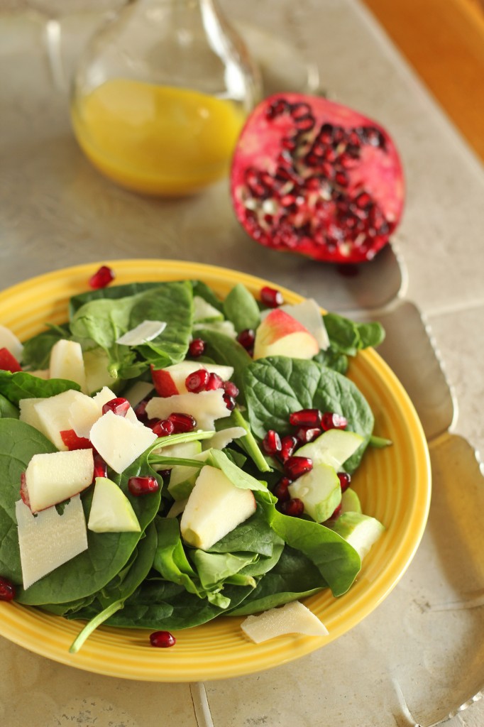 Popping Pomegranate Salad | gatherforbread.com