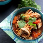 Southwest Chicken Vegetable Soup