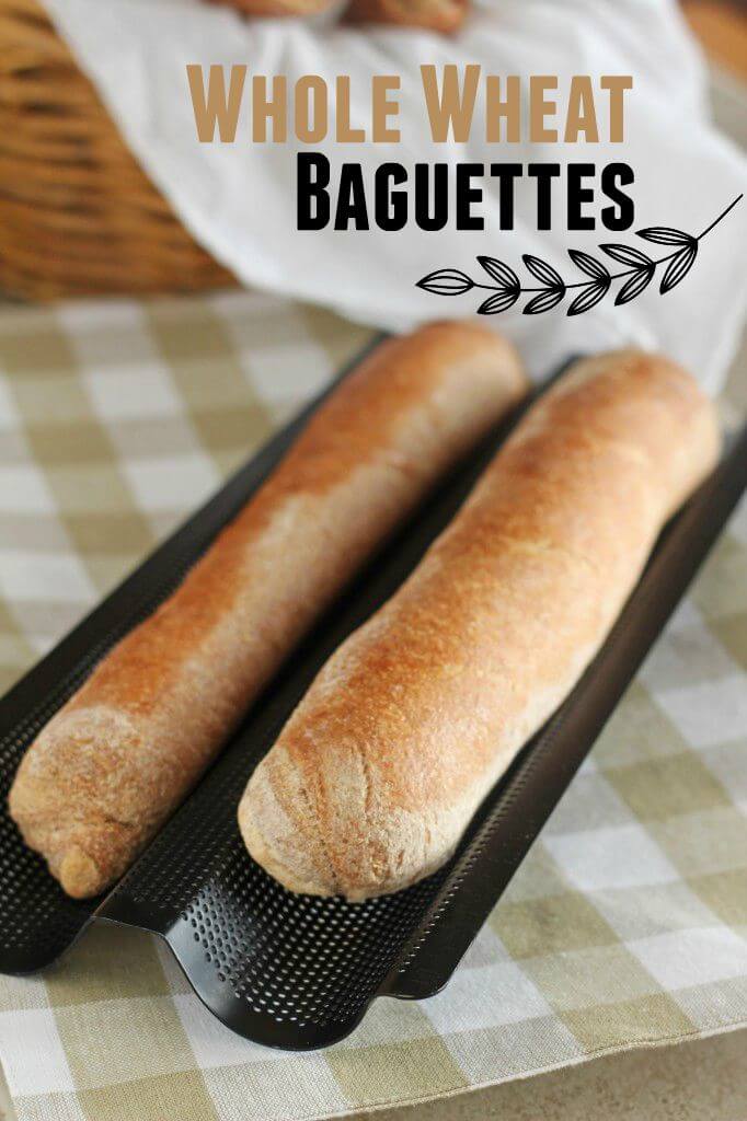 Whole Wheat French Baguettes