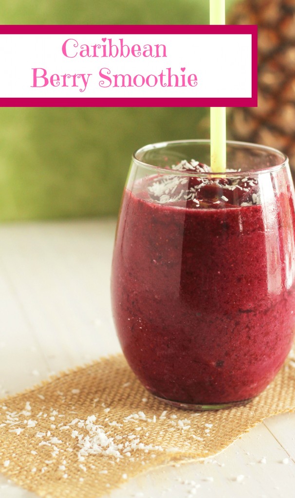 Caribbean Berry Smoothie - Carmel Moments 