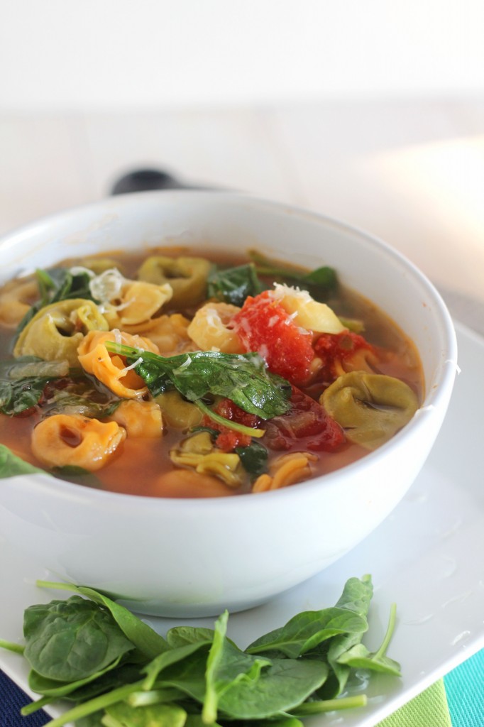 Spinach Tortellini Soup | Carmel Moments