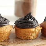Banana Cupcakes with Dark Chocolate Frosting