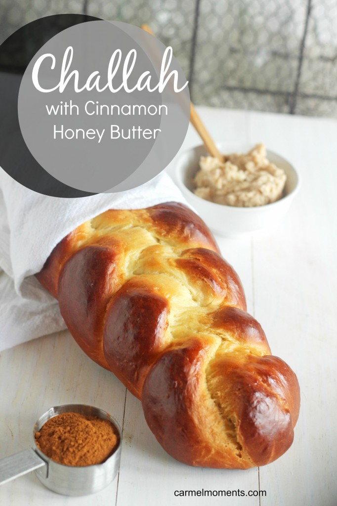 Challah with Cinnamon Honey Butter |Gather for Bread