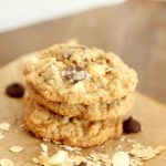 Black and White Whole Wheat Oatmeal Cookies