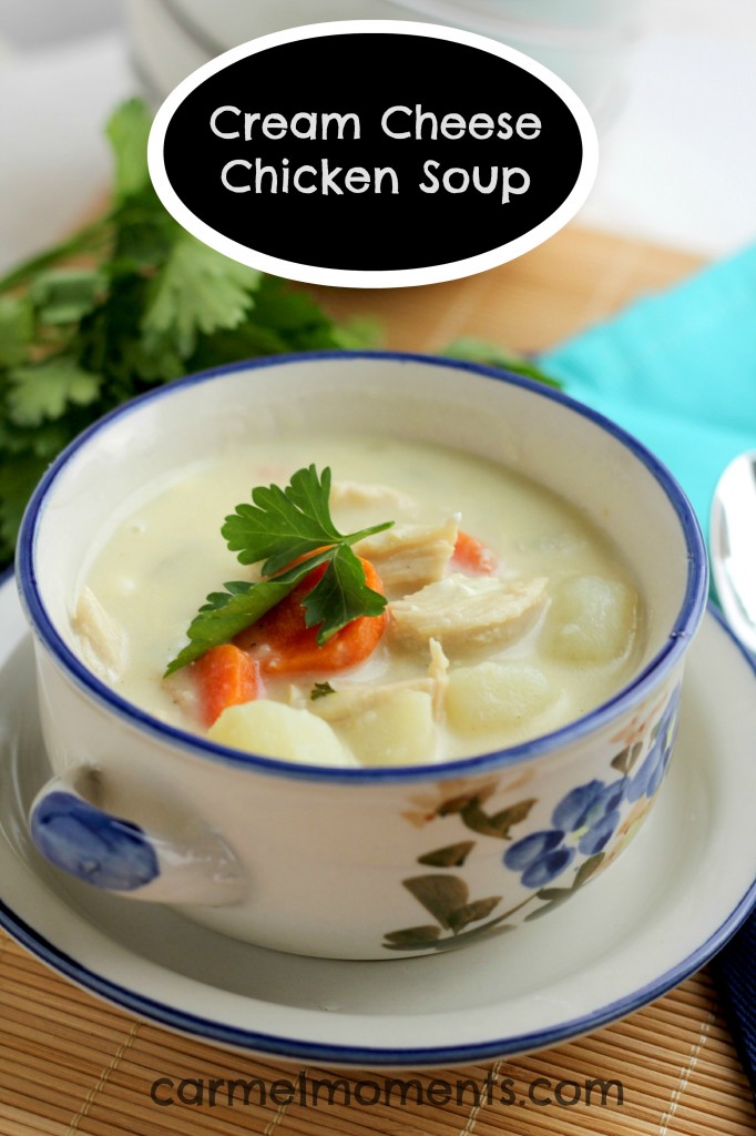 Creamy Chicken Soup made with Cream Cheese