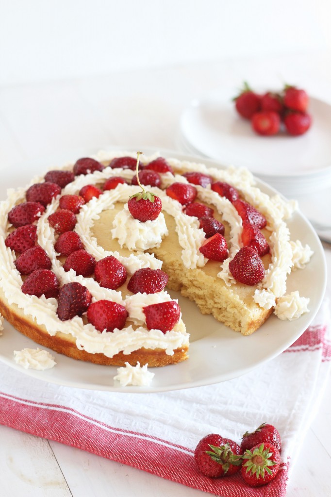 Lemon Strawberry Shortcake - Delicious strawberry shortcake recipe with a burst of lemon. This recipe goes together easily and meets your ultimate summer dessert cravings.