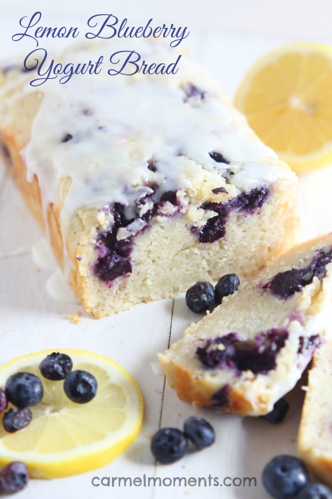 Lemon Blueberry Yogurt Bread text