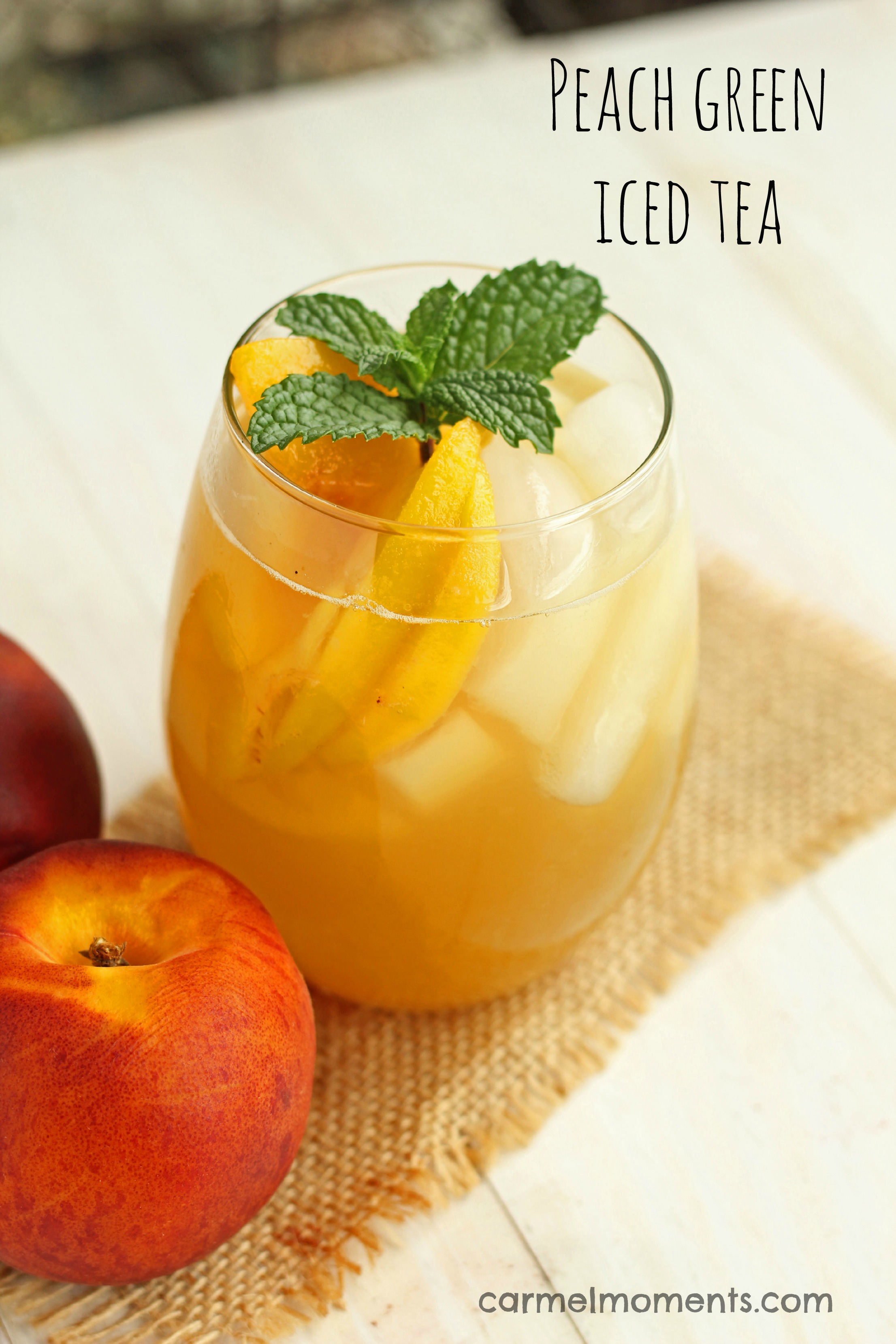 Peach Green Tea (Easy Recipe)