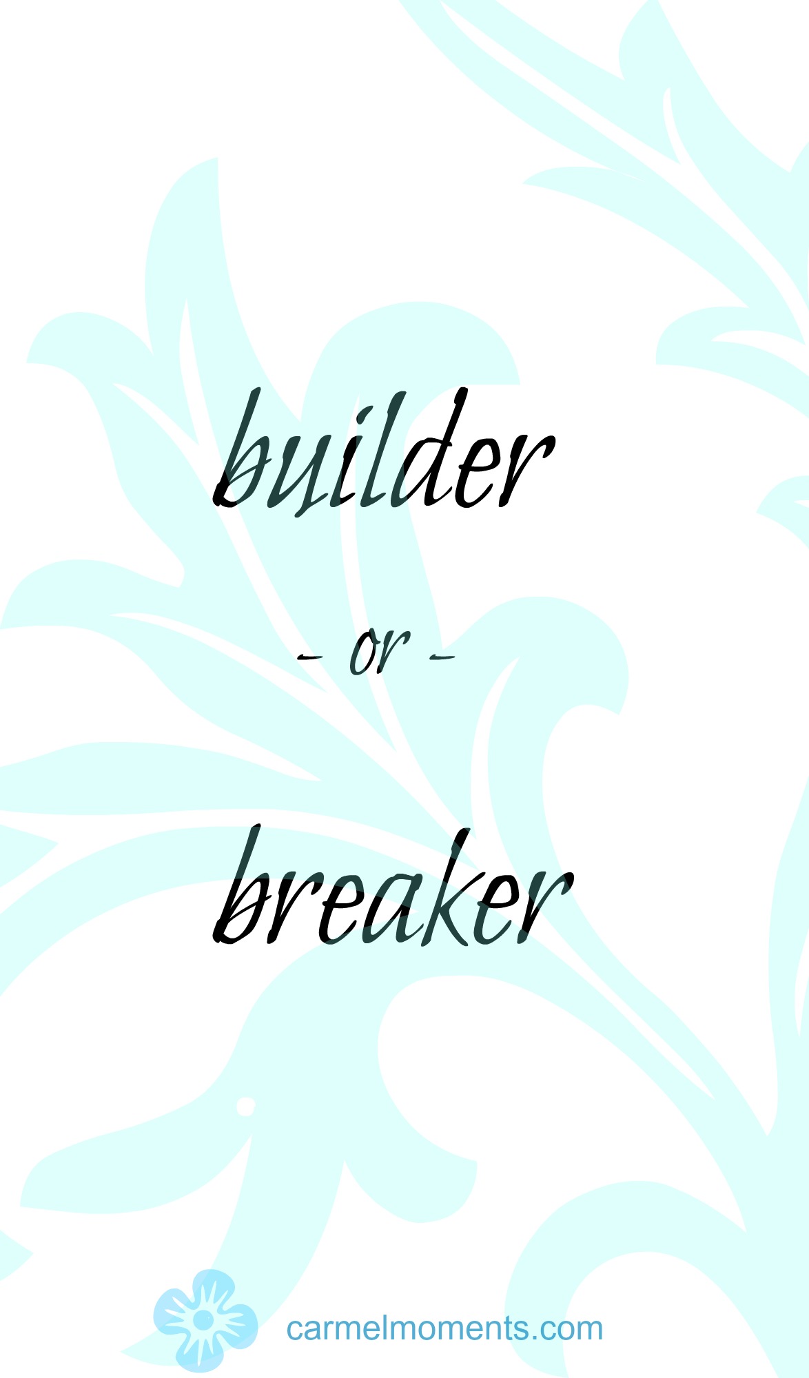 Builder or Breaker