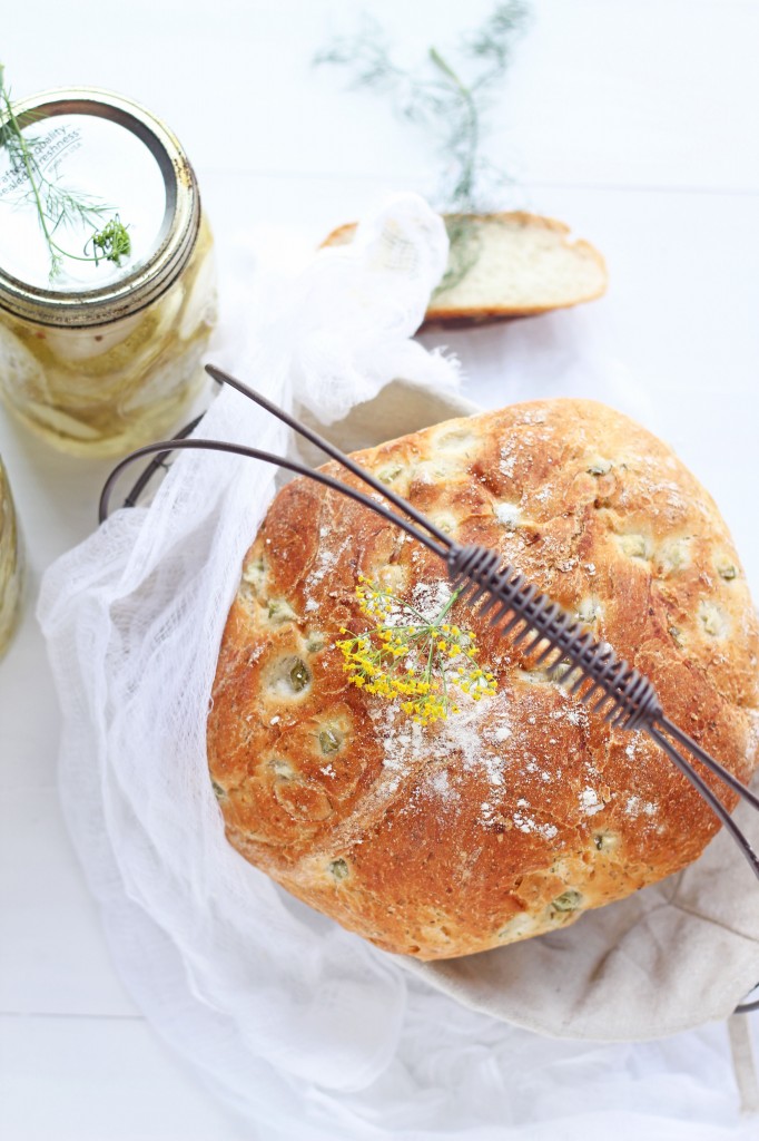 Dill Pickle Bread - Delicious yeast bread made with real pickles and fresh dill. Unique goodness!