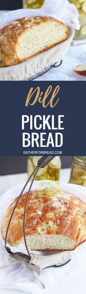 Dill Pickle Bread - Recipe for a delicious homemade bread recipe made with REAL dill pickles for a NEW crazy way to enjoy a slice. 