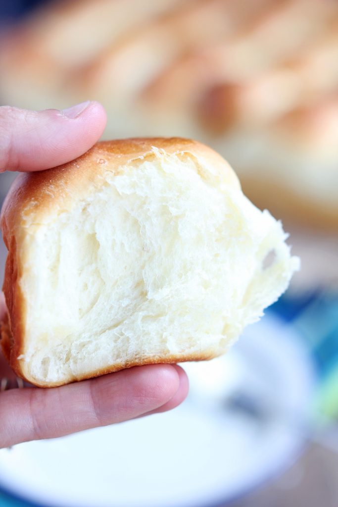 Light Tender Potato Dinner Rolls - Pull apart potato rolls recipe for light tender buns. Made with real potato and butter. Easy to make ahead and refrigerate overnight. Perfect for holidays, Easter Christmas.