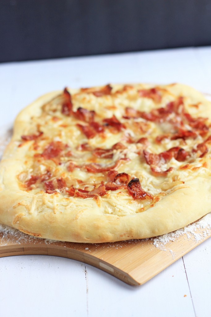 Maple Bacon and Caramelized Onion Pizza 