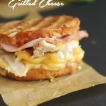 Chicken Cordon Bleu Grilled Cheese
