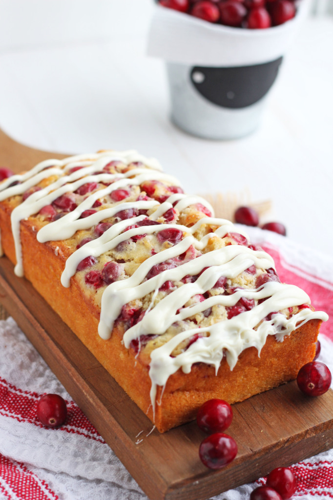 Cranberry White Chocolate Loaf Bread 