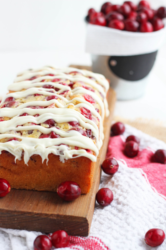 Cranberry White Chocolate Loaf Bread