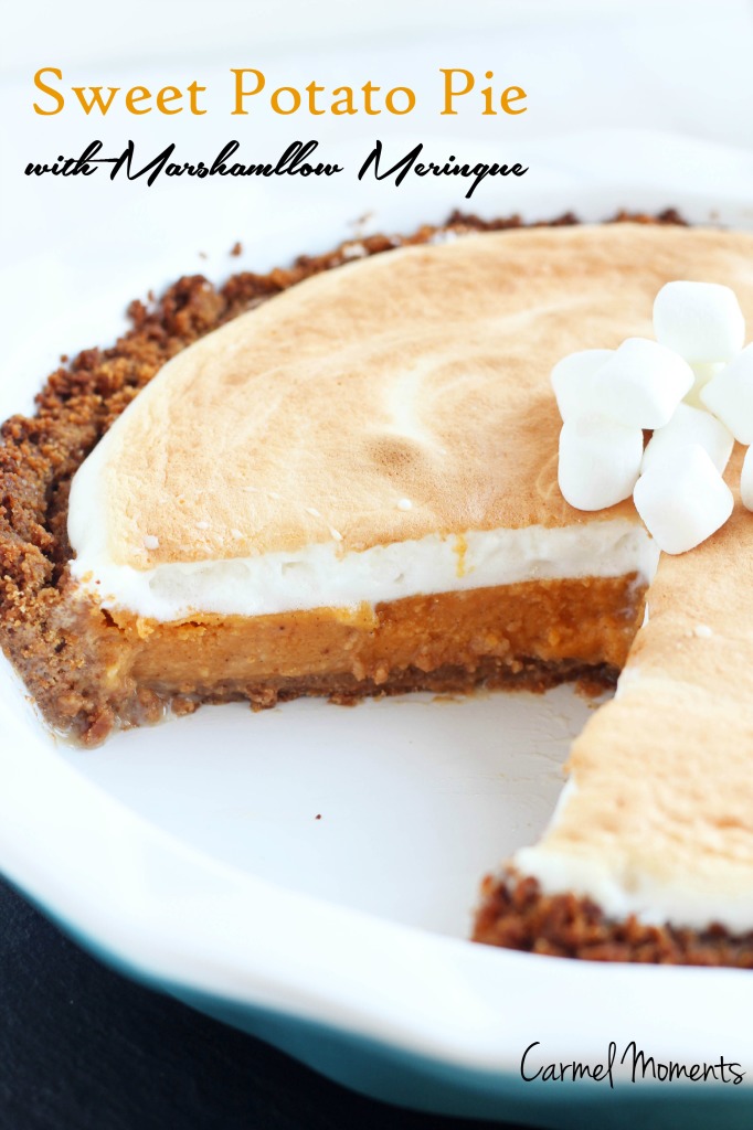 Sweet Potato Pie with Marshmallow Meringue