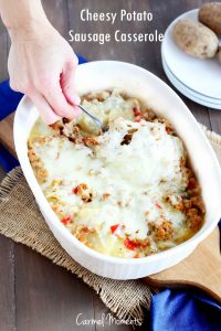 Cheesy Potato Sausage Casserole