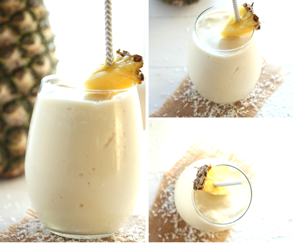 Pineapple Coconut Smoothie - Fresh, fruity, perfect for on the go! | gatherforbread.com