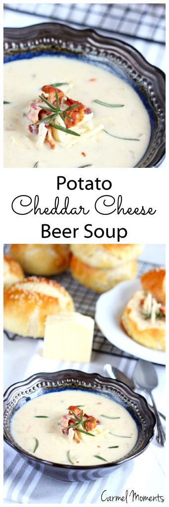 Potato Cheddar Cheese Beer Soup 