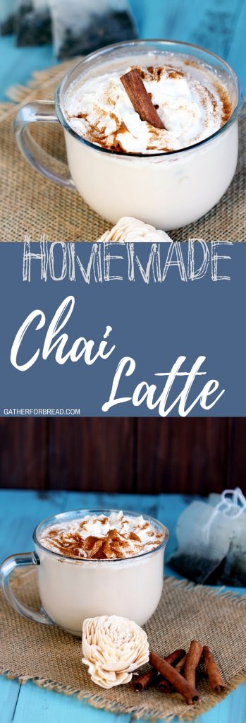 Chai Tea Latte for One – Recipe for DIY Chai tea made at home in the Keurig is delicious. Made with chai teabag, easy and ready in 5 minutes