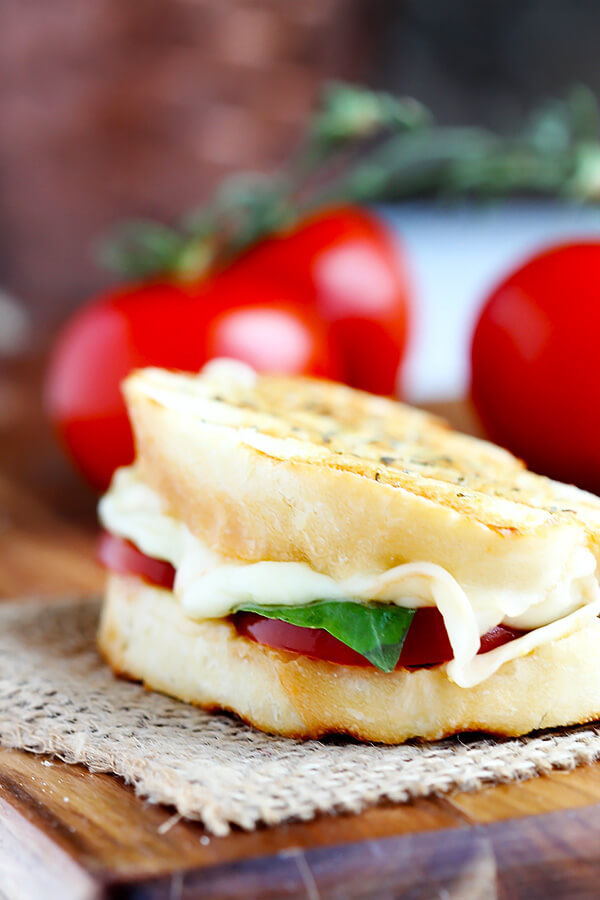 Favorite Caprese Grilled cheese