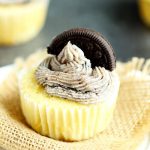 Oreo cupcakes, from scratch vanilla cupcakes, topped with oreo buttercream. Perfect blend of cookies and cream. Homemade and fabulous, everyone will want more.