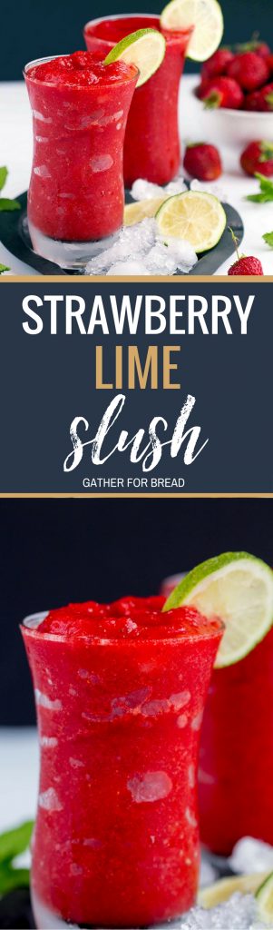 Strawberry Lime Slush - Fruit slushies are the perfect summer drink. Made with real fruit these are easy to make at home and you'll be sipping this icee drink in minutes.