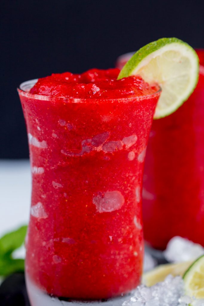  Strawberry Lime Slush - Fruit slushies are the perfect summer drink. Made with real fruit these are easy to make at home and you'll be sipping this icee drink in minutes.