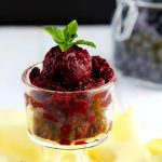 Blueberry Buttermilk Sherbert