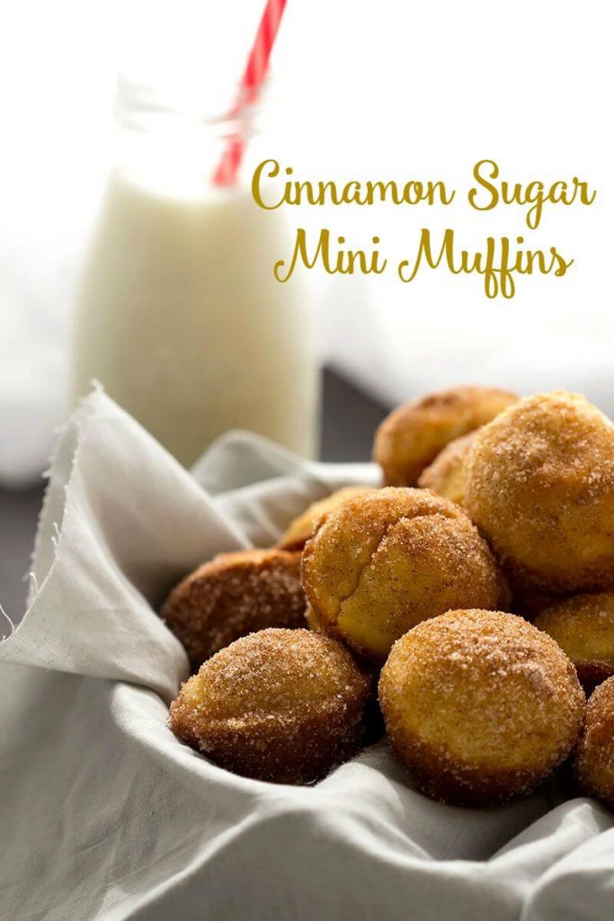 Cinnamon Sugar Mini Muffins // Gather for Bread